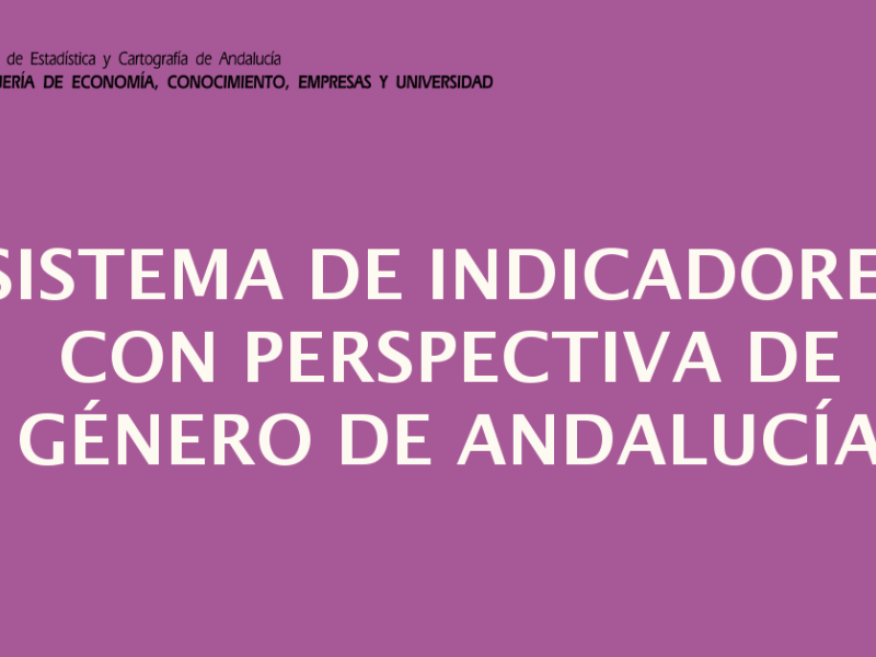 Se publica el Sistema de Información con Perspectiva de Género de Andalucía