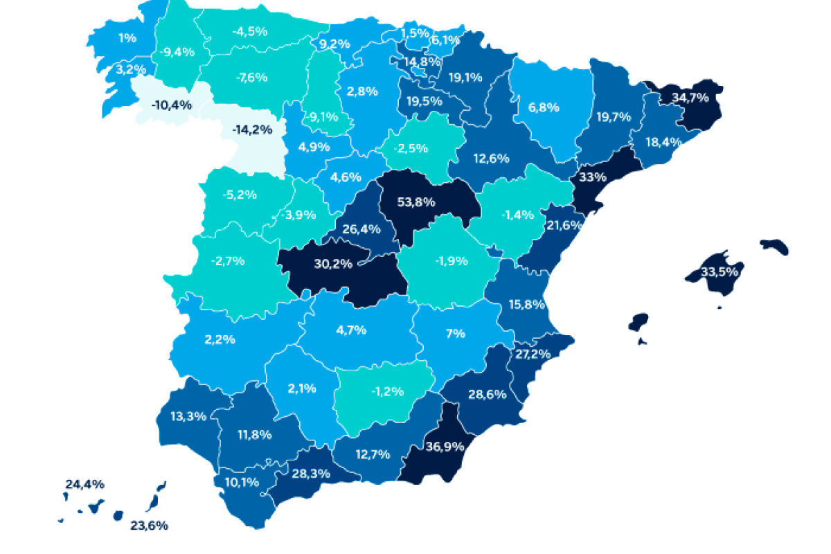 La población española crece un 15,4 % desde el 2000, mientras que la España rural se vacía