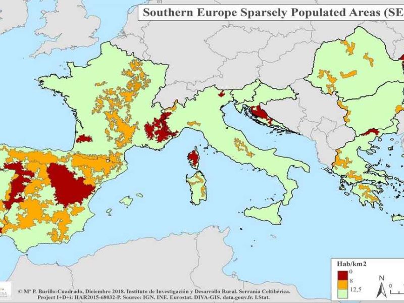 Nace la mayor red de investigación y desarrollo para las zonas escasamente pobladas del sur de Europa (REDN-SESPA)
