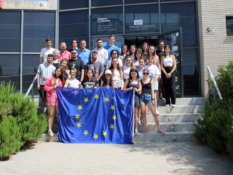 El Grupo de Desarrollo Rural Valle del Guadalhorce acoge el intercambio juvenil europeo “Sun&More”