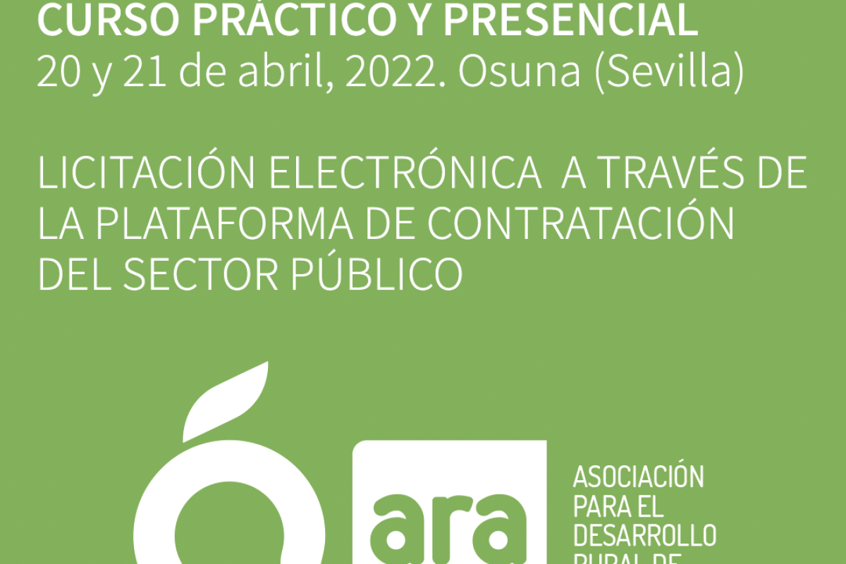 Curso práctico sobre licitación electrónica a través de la Plataforma de Contratación del Sector Público