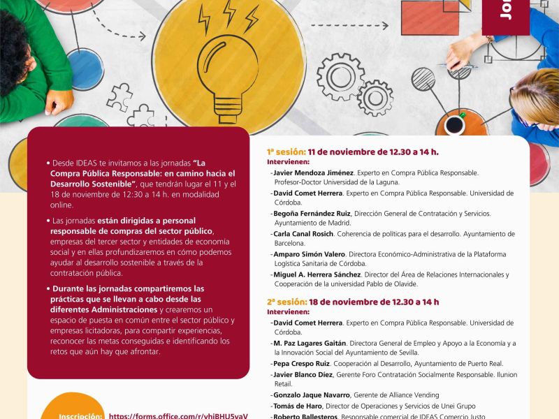Jornadas “La compra pública responsable: un camino hacia el desarrollo sostenible”