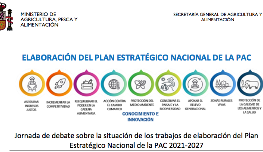 Jornada de debate sobre la situación de los trabajos de elaboración del Plan Estratégico Nacional de la PAC 2021-2027