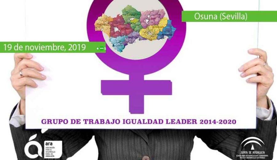 ARA organiza mañana una nueva sesión del Grupo de Trabajo de Igualdad de Género 2014-2020