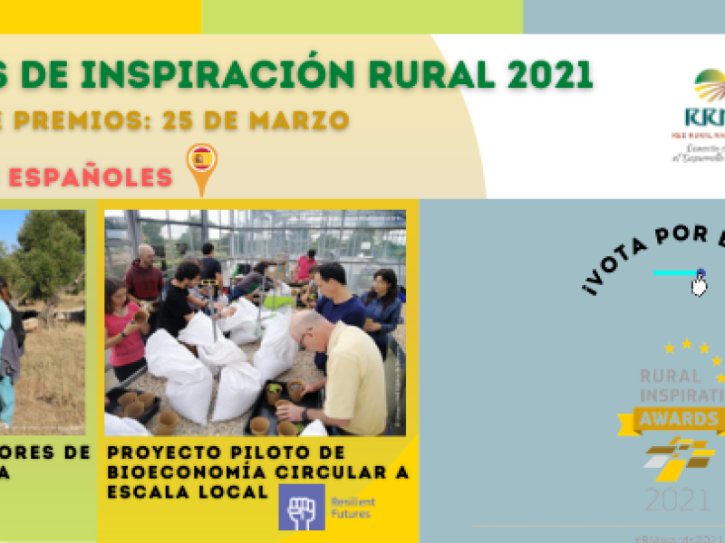 La Red Europea de Desarrollo Rural selecciona a dos proyectos españoles para los “Premios de Inspiración Rural” 2021