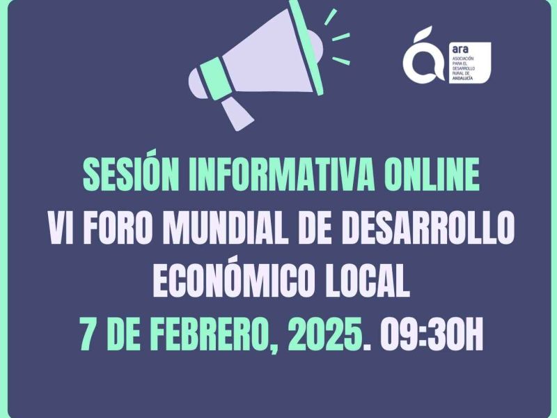 Sesión informativa de ARA y FAMSI sobre el Foro Mundial de Desarrollo Económico Local