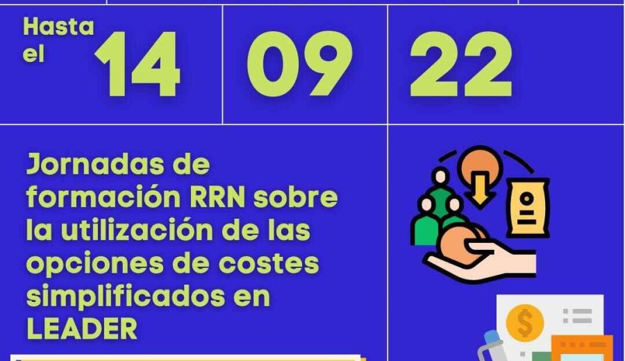 Abierto el plazo de inscripción del curso Costes Simplificados de la Red Rural Nacional