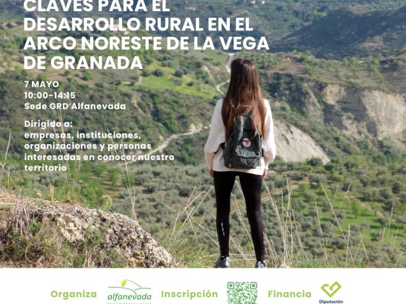 El desarrollo rural tiene una cita el próximo 7 de mayo en el Arco Noreste de la Vega de Granada