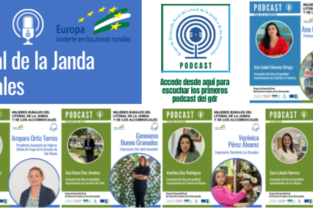 El Grupo de Desarrollo Rural publica el podcast Mujeres del Litoral de la Janda y de Los Alcornocales