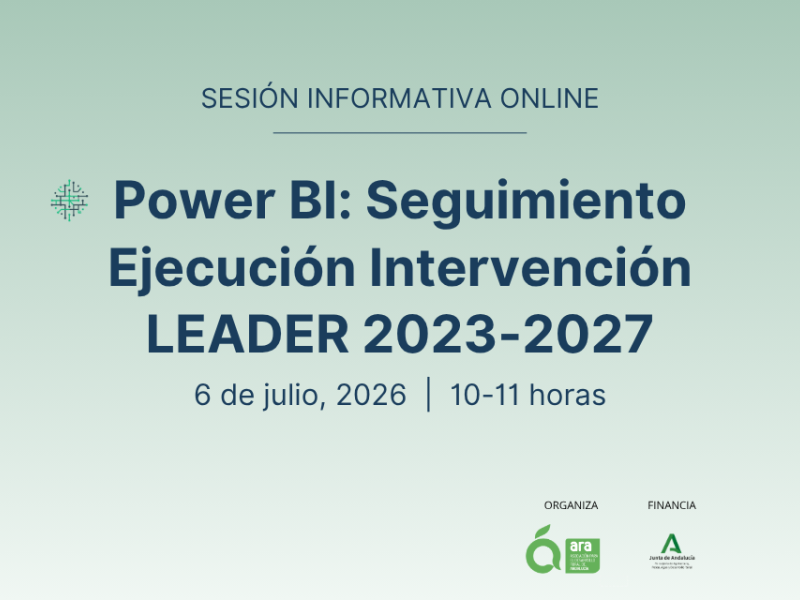 ARA organiza una sesión informativa sobre Inteligencia Artificial aplicada al análisis de datos en LEADER 2023-2027