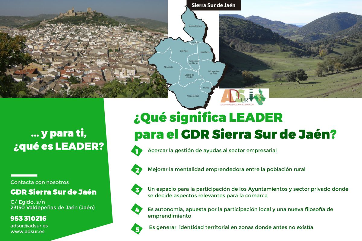 Juan Peinado, presidente del GDR Sierra Sur de Jaén: “LEADER facilita a los pequeños pueblos acceder a programas y proyectos de desarrollo que de otra forma no conseguirían”