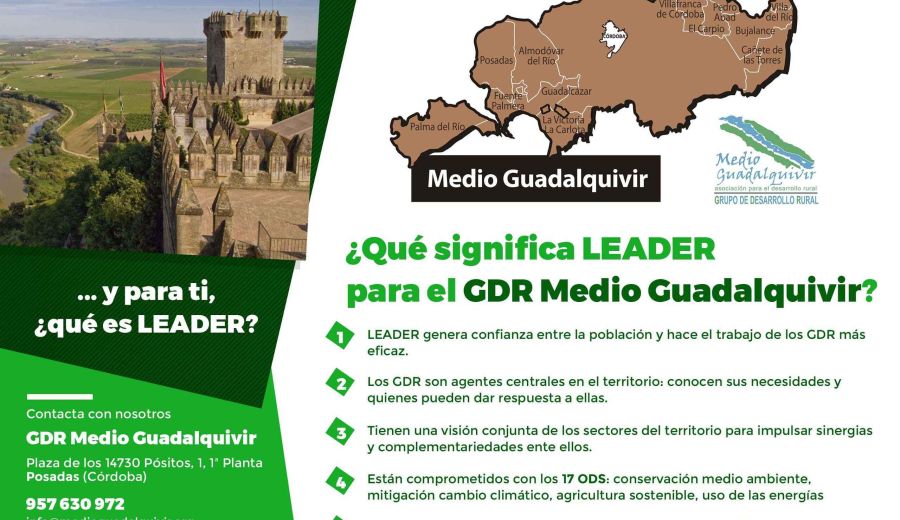 Francisco Palomares, presidente GDR Medio Guadalquivir: “Leader genera confianza entre la población y hace más eficaz el trabajo de los Grupos de Desarrollo Rural”