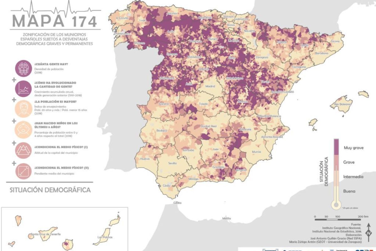 La Red SSPA elabora un mapa para mejorar la aplicación de las políticas contra la despoblación
