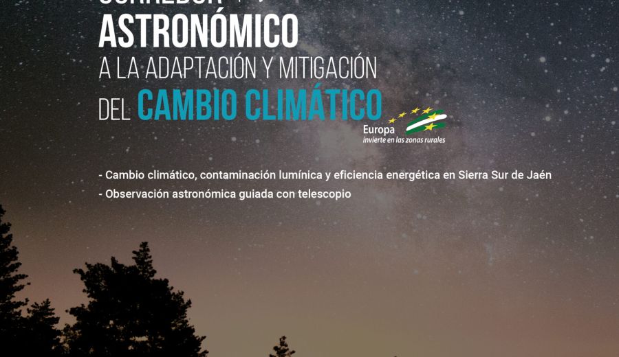 Jornada de difusión científica sobre el Corredor Astronómico de Jaén y la mitigación del cambio climático