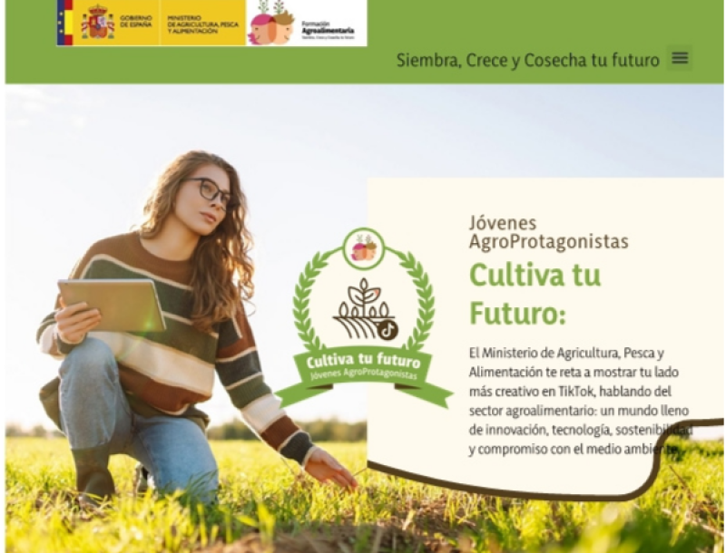 Agricultura lanza los concursos AgroCrea y AgroProtagonistas para acercar las profesiones agroalimentarias a los más jóvenes