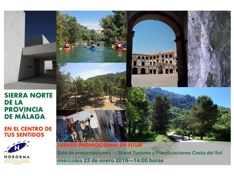 Los municipios de Nororma se promocionan en Fitur con la marca “Sierra Norte de Málaga. En el centro de tus sentidos”
