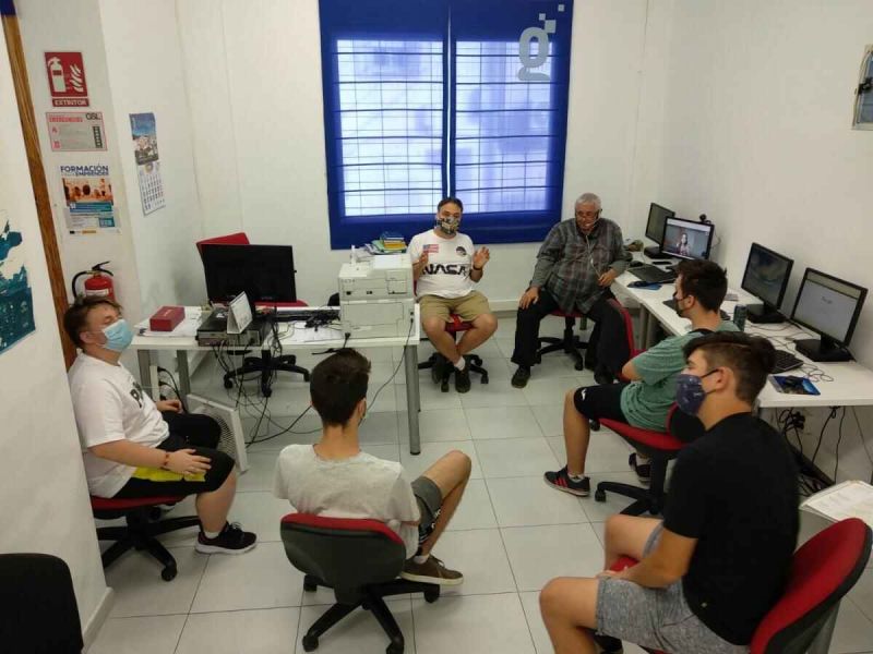 Jóvenes  de los Guadalinfo de Sorbas, Pulpí y Uleila (Almería) representarán a Andalucía en la final nacional del concurso CanSat