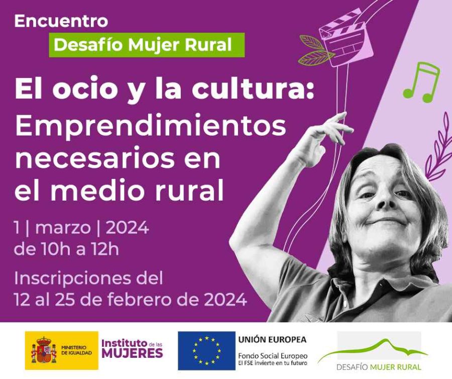 Encuentro online “El ocio y la cultura: Emprendimientos necesarios en el medio rural”