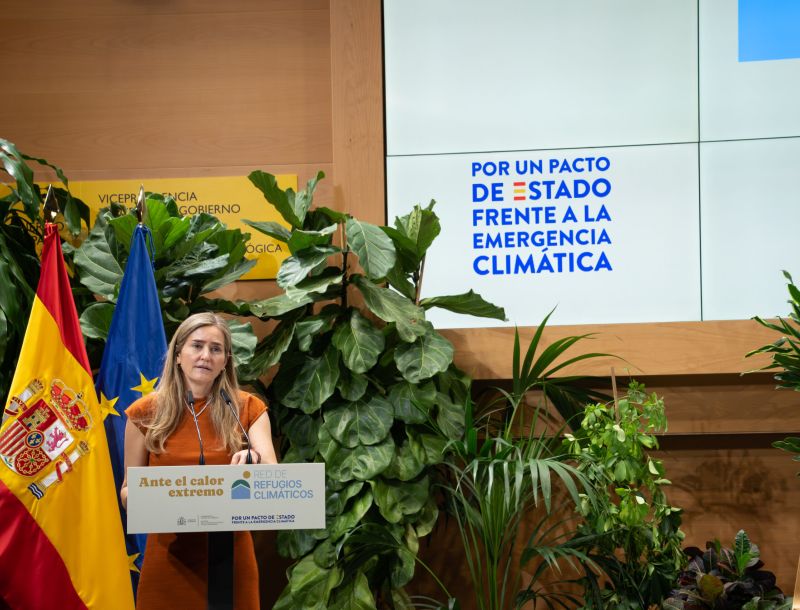 El Gobierno presenta la Red de Refugios Climáticos en el marco del Pacto de Estado frente a la Emergencia Climática