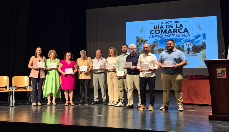 La Campiña Norte de Jaén celebra su “Día de la Comarca” en una jornada de reconocimientos y unión territorial