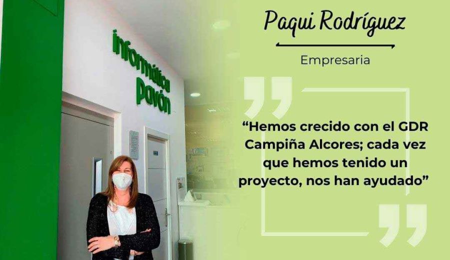 Paqui Rodríguez, emprendedora rural: “Hemos crecido con el GDR Campiña Alcores; cada vez que hemos tenido un proyecto, nos han ayudado”