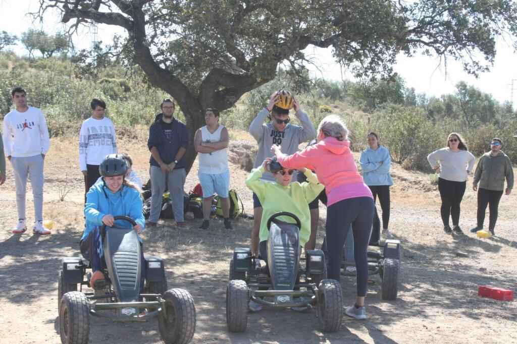 Durante la convivencia se disfruto de una actividad de ciclocars
