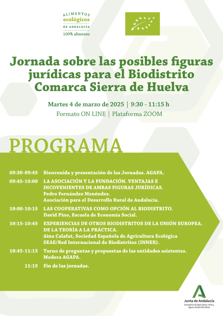 Descubre cómo LEADER puede apoyar los proyectos de Biodistritos Asociación para el Desarrollo Rural de Andalucía Jornadas Fig juridicas 04 03