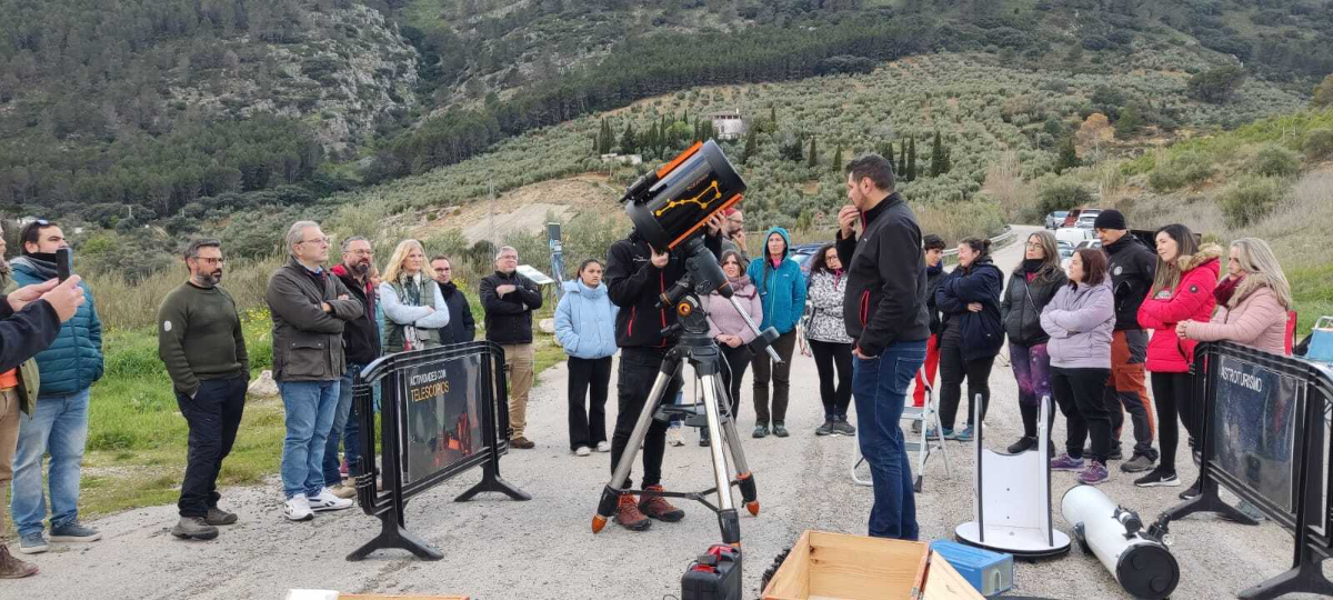 Lucia Rural Los primeros guías del Corredor Astronómico de Jaén finalizan su ...
