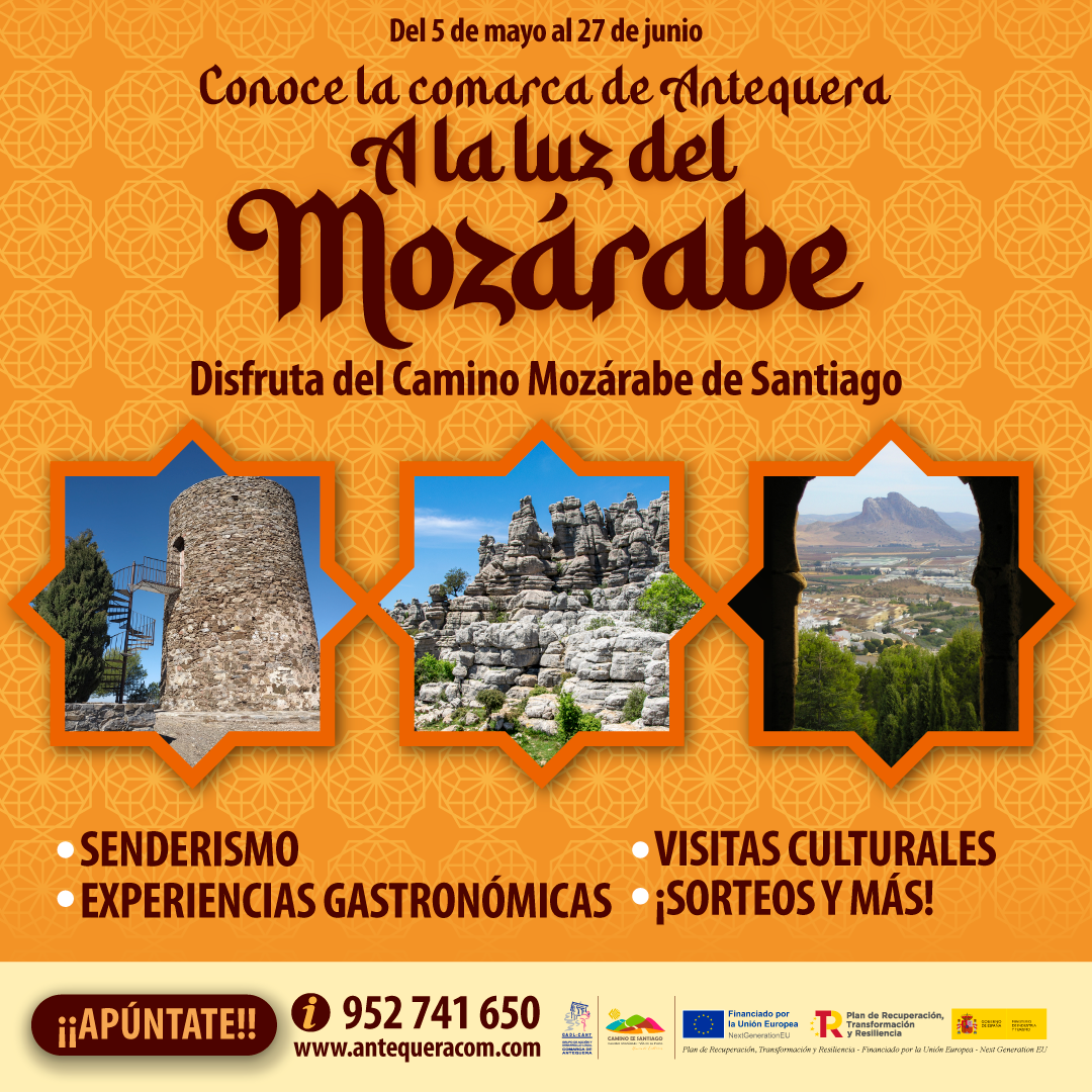 La comarca de Antequera se ilumina con cultura, naturaleza y experiencias únicas en torno al Camino de Santiago — ARA | Asociación para el desarrollo rural de Andalucía